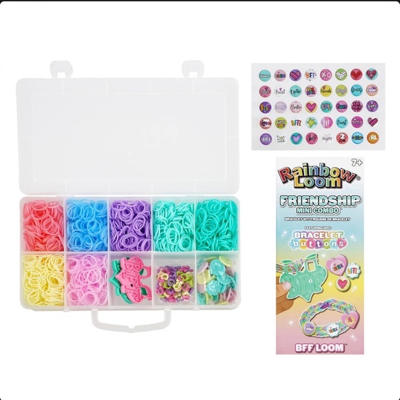 🆕 Rainbow Loom Friendship Mini Combo Bracelet Kit - Picture 3 of 5